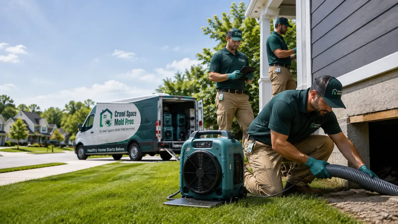 Crawl Space Mold Removal in Pine Level, NC